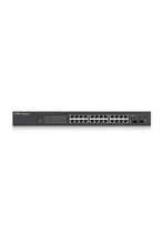 Load image into Gallery viewer, ZyXEL GS1900-24HP, 24-port GbE L2 PoE Smart Switch, rackmount, 170 Watt
