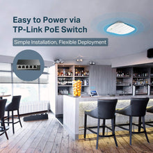 Load image into Gallery viewer, New Version 3 Wireless TP-Link AC1750 Wireless Wi-Fi Access Point Supports 802.3AT PoE+, Dual Band, 802.11AC, Ceiling Mount, 3x3 MIMO Technology EAP245v3 EAP245