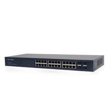 Load image into Gallery viewer, TP-Link 24-Port Gigabit Ethernet Smart PoE Switch with 4-Combo SFP Slots (TL-SG2424P)