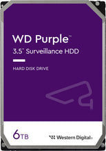 Load image into Gallery viewer, Western Digital 6TB WD Purple Surveillance Internal Hard Drive HDD - SATA 6 Gb/s, 256 MB Cache, 3.5" - WD64PURZ