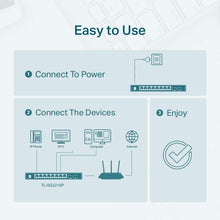 Load image into Gallery viewer, TP-Link TL-SG2210P V3, Jetstream 8 Port Gigabit Smart Managed PoE Switch, 8 PoE+ Ports @61W, 2 SFP Slots, Omada SDN Integrated, PoE Recovery, IPv6, Static Routing, Limited Lifetime Protection