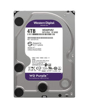Load image into Gallery viewer, WD Purple 4TB Surveillance Hard Drive WD40PURZ - 5400 RPM Class, SATA 6 Gb/s, 64 MB Cache, 3.5" - WD40PURZ