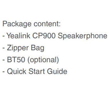 Load image into Gallery viewer, Yealink CP900-BT USB Speakerphone with BT50 Bluetooth Conference Device