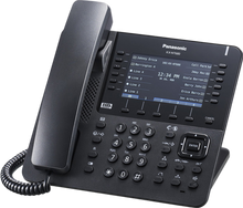 Load image into Gallery viewer, Panasonic KX-NT680-B 4.3" COLOR LCD 12X4 KEYS IP PHONE BLACK (Refurbished)
