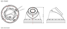 Load image into Gallery viewer, HIKVISION EKI-K82T46 8-Channel 4K POE NVR Value Express Kit with (6) 4MP Outdoor Network Turret Camera, (2.8 mm Fixed Lens), RJ45 Connections