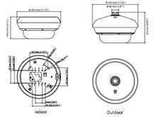 Load image into Gallery viewer, HIKVISION DS-2CD6D54FWD-IZHS PanoVu 20MP Flexible Series IR Outdoor Network Dome Camera with 2.8mm to 12mm Lens, RJ45 Connection