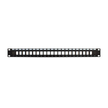 Load image into Gallery viewer, Vertical Cable 24 Port Blank Patch Panel - 1U 043-382/24/1U