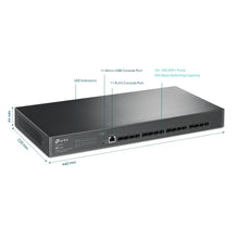 Load image into Gallery viewer, TP-Link TL-SX3016F | 16 Port 10G SFP+ Enterprise Level Switch | L2+ Smart Managed | Omada SDN Integrated | IPv6 | Static Routing | L2/L3/L4 QoS, IGMP & LAG | 5 Year Manufacturer Warranty