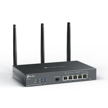 Load image into Gallery viewer, TP-Link ER706W | Omada 6 Port Wireless VPN Router | AX3000 Dual Band Wi-Fi 6 | Up to 5 Gigabit WAN Ports | Support Mobile Broadband | Detachable Antenna | Omada SDN Integrated | Lightning Protection