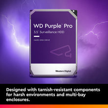 Load image into Gallery viewer, Western Digital 10TB WD Purple Pro Surveillance Internal Hard Drive HDD - SATA 6 Gb/s, 256 MB Cache, 3.5" - WD101PURP