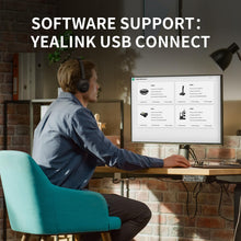 Load image into Gallery viewer, Yealink UH37 Professional USB Headset with Microphone for PC Laptop Noise Cancelling & Volume Control VoIP Skype MS Teams Online Conference(Mono)(USB-A)