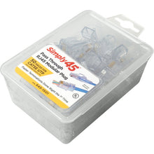 Load image into Gallery viewer, Simply45 Cat 5e UTP Unshielded RJ45 Pass-Through Modular Plug (50-Pack)