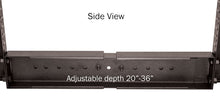 Load image into Gallery viewer, Vertical Cable 047-WOS-0445 45U 4 post Open Rack, Black, Aluminum Frame, Adjustable Depth