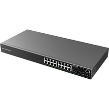 Load image into Gallery viewer, Grandstream Enterprise Layer 2+ Managed Network Switch, 16 x GigE, 4 x SFP GWN7802