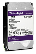 Load image into Gallery viewer, Western Digital 10TB WD Purple Surveillance Internal Hard Drive - 7200 RPM Class, SATA 6 Gb/s, , 256 MB Cache, 3.5" - WD101PURZ (Old Version)
