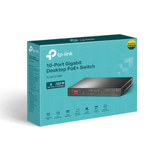 Load image into Gallery viewer, TP-Link TL-SG1210MP, 8 Port Gigabit PoE Switch, 8 PoE+ Ports @123W, w/ 2 Uplink Gigabit Ports + 1 Combo SFP Slot, Plug & Play, Extend, Priority & Isolation Mode, Limited Lifetime Protection