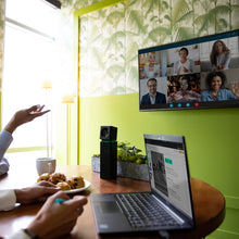 Load image into Gallery viewer, Boom UNO - All-in-One HD 1080p Wide Angle 120-degree Video Conference Camera with Built-in 360-degree omnidirectional Echo canceling Microphone and Speaker (Black)