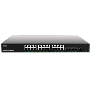 Grandstream Enterprise Layer 3 Managed Network Switch, 24 x GigE, 4 x SFP+ GWN7813 (NEW, late-July)
