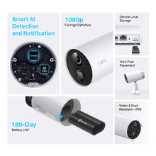 Load image into Gallery viewer, TP-Link Tapo Smart Wire-Free Security Camera System, 2 Camera System Tapo C400S2