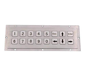 DoorBird Keypad Module with 12x Stainless Steel Keys for DoorBird D2101KV Salt Water Resistant(V4A)