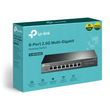 Load image into Gallery viewer, TP-Link TL-SG108-M2 | 8 Port Multi-Gigabit Unmanaged Network Switch, Ethernet Splitter | 2.5G Bandwidth | Plug & Play | Desktop/Wall-Mount | Fanless Metal Design | Limited Lifetime Protection