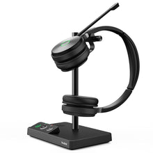 Load image into Gallery viewer, Yealink WH62 Wireless Telephone Headset Teams Certified for Office IP VoIP Phones PC Computer Laptop (WH62-MONO, for UC Optimized)