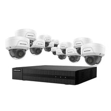 Load image into Gallery viewer, HIKVISION EKI-K164D412 16-Channel 4K NVR Value Express Kits with (12) 4MP IR POE Outdoor Dome Cameras, US Version