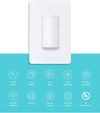 Load image into Gallery viewer, TP-Link Kasa Smart Wi-Fi Dimmer Switch, Motion-Activated ES20M
