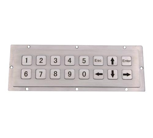 Keypad Module with 16x Stainless Steel Keys for DoorBird D21xKV
