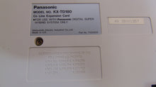 Load image into Gallery viewer, Panasonic KX-TD180-4 CO Card