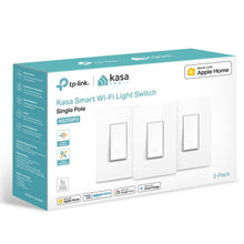Load image into Gallery viewer, TP-Link Kasa Smart Wi-Fi Light Switch 3-Pack, HomeKit KS200P3