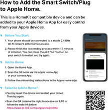 Load image into Gallery viewer, TP-Link Kasa Smart Wi-Fi Plug Slim, Energy Monitoring, HomeKit, 4-Pack EP25P4