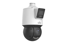Load image into Gallery viewer, Uniview UNV 4MP 4inch Dual Lens PTZ, White Light IPC94144SFW-X25-F40C