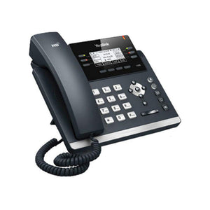 Yealink SIP-T41S IP Phone, 6 Lines. 2.7-Inch Graphical Display. Dual-Port Gigabit Ethernet, 802.3af PoE, Power Adapter Not Included 4-Pack Bundle