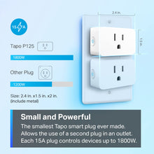 Load image into Gallery viewer, TP-Link Mini Smart Wi-Fi Plug, HomeKit Tapo P125(2-pack)