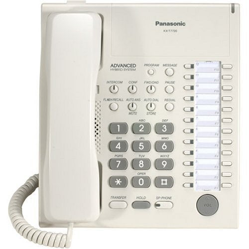Panasonic KX-T7720 Phone White (Certified Refurbished)