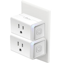 Load image into Gallery viewer, TP-Link Kasa Smart Wi-Fi Plug Mini, 2-Pack HS103P2
