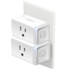 Load image into Gallery viewer, TP-Link Kasa Smart Wi-Fi Plug Mini, 2-Pack HS103P2