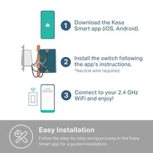 Load image into Gallery viewer, TP-Link Kasa Smart Wi-Fi Light Switch, 3-Pack HS200P3