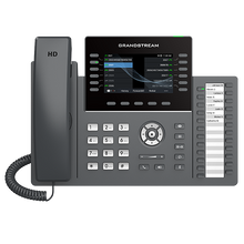 Load image into Gallery viewer, Grandstream 12 Lines, 6 SIP Accounts, 4.8 in scrn, PoE + GigE, WiFi, 24 Paper VPKs GRP2636