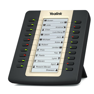Yealink EXP20 LCD Negro - Telfono IP (Negro, LCD, 160 x 320 Pixeles, 112 mm, 110 mm, 143 mm)