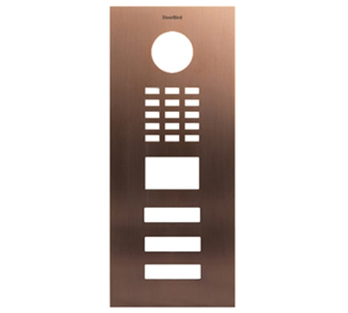 DoorBird Faceplate for D2103V IP Video Door Station Brushed Bronze (V4A)