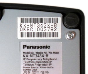 Panasonic KX-NT343 IP Phone Black