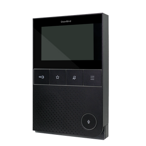 DoorBird IP Video Indoor Wall Station Intercom A1101, 4" Color Display - Surface mounting - WiFi Ethernet and POE Black Edition Special Color Black
