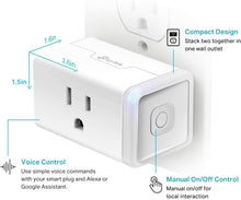 Load image into Gallery viewer, TP-Link Kasa Smart Wi-Fi Plug Mini, 4-Pack HS103P4
