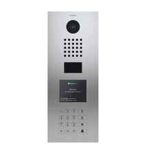Load image into Gallery viewer, DoorBird IP Video Door Station D21DKV, Brushed Stainless Steel, Flush-mounted (vertical) Display Module - Multi Tenants - Access Control- POE Capable
