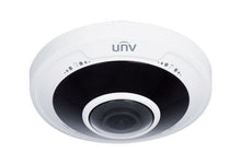 Load image into Gallery viewer, Uniview UNV 5MP Network IR Fisheye Dome (1.4mm, 10m IR, SD Slot, PoE, RJ45, Omnidirectional MicroPhone, Full Cable) IPC815SB-ADF14K-I0
