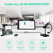 Load image into Gallery viewer, Yealink WH62 Mono Teams Wireless Noise Canceling Headset - Connects and Works with USB Enabled Desk Phones, Computers and Softphones. Headset Includes a 500ft Wireless Range + Intelligent Mute