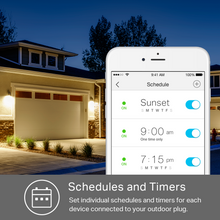 Load image into Gallery viewer, TP-Link Kasa Smart Wi-Fi Outdoor Plug EP40