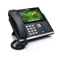 Load image into Gallery viewer, Yealink SIP-T48S Wired handset 16lneas LCD Negro - Telfono IP (LCD, 800 x 480 Pixeles, 17.8 cm (7&quot;), 16 lneas, 1000 entradas, CNG,G.711Mu,G.711a,G.722,G.723.1,G.726,G.729ab,VAD,iLBC)
